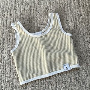 Bobby G - Striped Crop top - girls 12-18 months